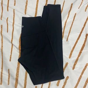 BLACK LULULEMON LEGGINGS FULL LENGTH